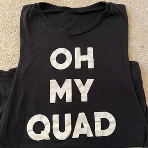 Black Funny Muscle Tank